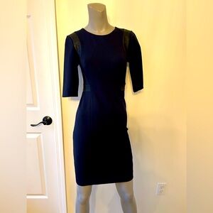 Elegant Navy Blue Dress